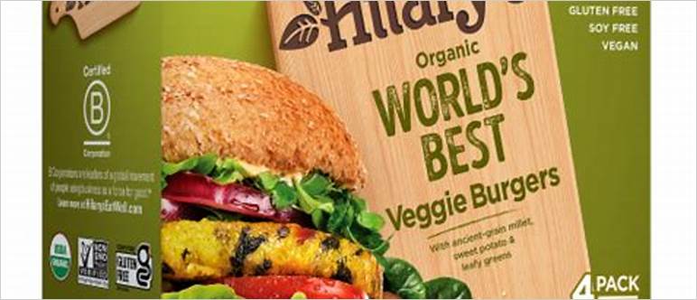 Hillarys best veggie burger
